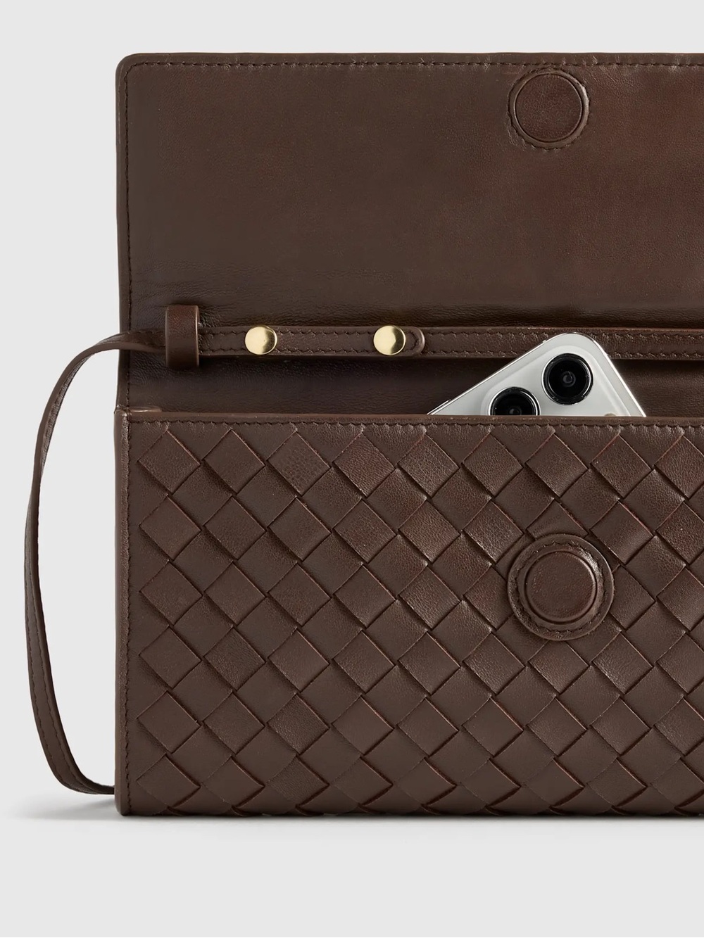 New Quince Eloise Handwoven Clutch - Picture 9 of 13